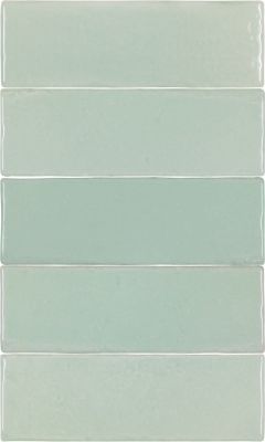 Casa1-Fliesen Wandfliesen Cevica Terre 5 x 15 cm Mint