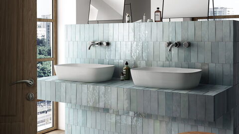 Wandfliesen Equipe Artisan Formate 6,5x20 / 13,2x13,2 cm