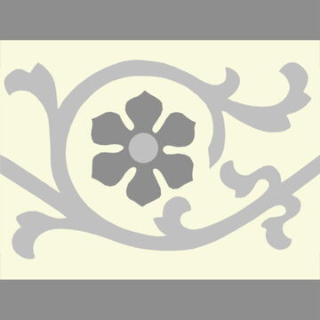 Casa:1 Zementfliesen Rand&Sockel RAN019