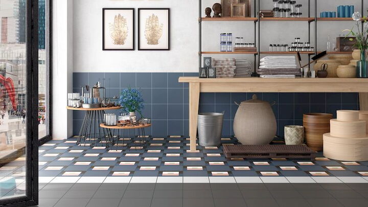 Bauhome Fliesen Uni und mit Dekor 20 x 20 cm