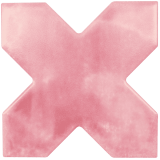 Casa:1 Boden- und Wandfliesen CEVICA BECOLORS 13,6x13,6 cm Cross Coral