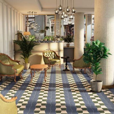 Wand-/Bodenfliesen Cevica Chintz 17 x 20 cm