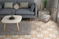 Keramische Bodenfliesen von Casa:1 mit Zementfliesen-Dekor