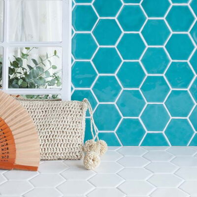 Wandfliesen Amadis Art Déco 7,9 x 9,1 cm