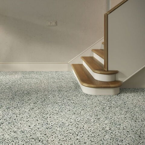 Flur mit Fliesen in Terrazzo-Optik (Re-Bel von REVOIR PARIS)