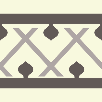 Casa:1 Zementfliesen Rand&Sockel RAN025