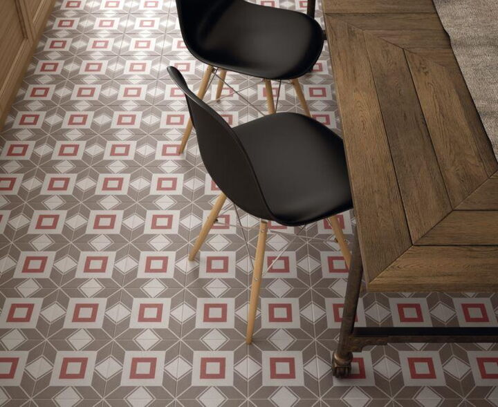 Casa:1 Fliesen Bodenfliesen Equipe Caprice Deco Verlegebeispiel