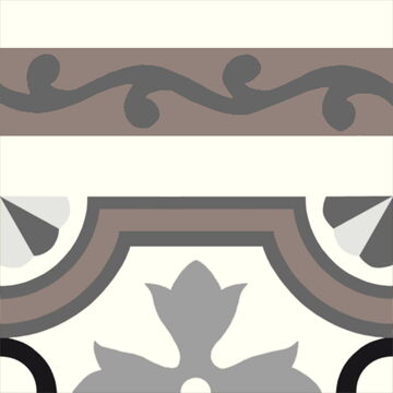 Casa:1 Zementfliesen Rand&Sockel RAN020